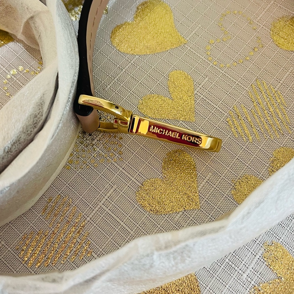 Michael Kors 45” Strap Soft Pink Leather Gold Hardware Replacement for Purse